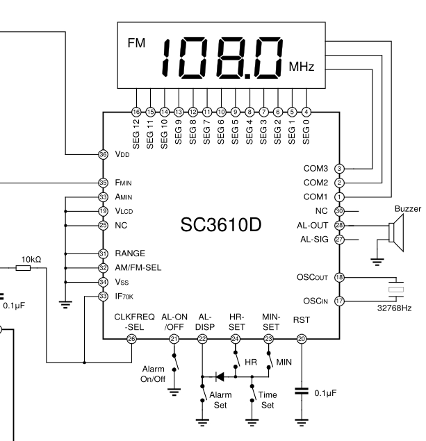 Sc3610d схема включения