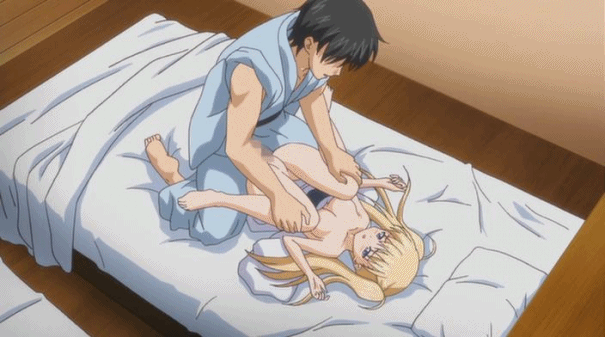 Daddy anime shared makeout