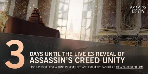  Assassin’s Creed: Unity - Первый взгляд на нового ассасина и других персонажей    