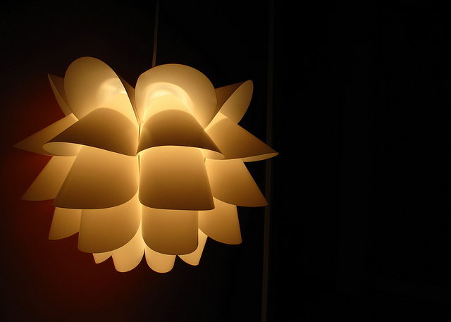 бумажный светильник