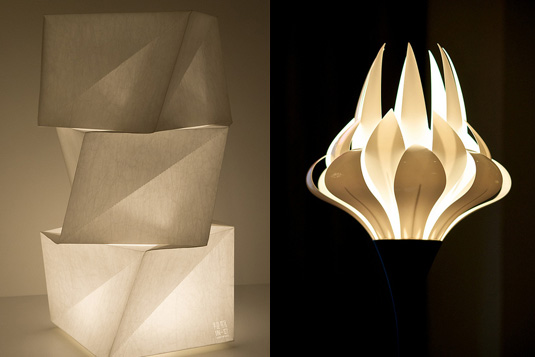 бумажный светильник