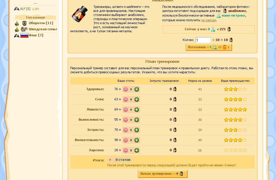 Статы это
