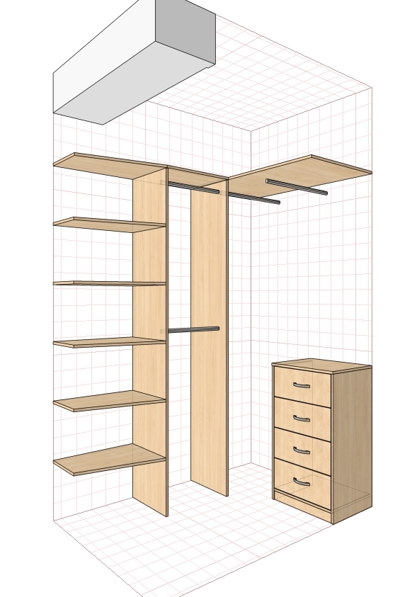Гардеробные комнаты программа. Спроектировать гардеробную комнату.