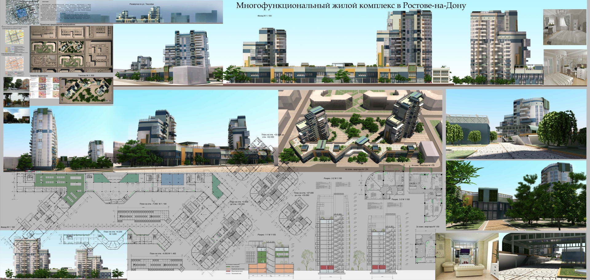 Многофункциональный жилой комплекс дипломный проект