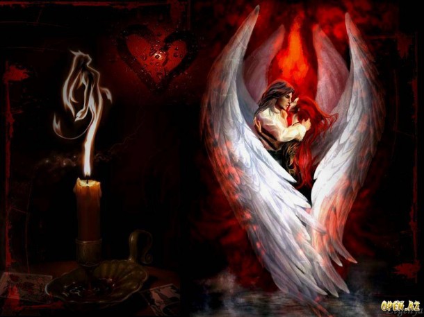 Любовь ангела 7. Демоны любви. Дьяволица и ангел. Ангел и демон любовь. Дьявол и дьяволица любовь.