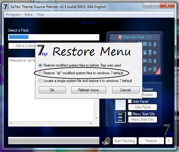 Theme source. Se7en Theme source Patcher для виндовс 7. Windows 7 icon Pack for se7en Theme source Patcher.