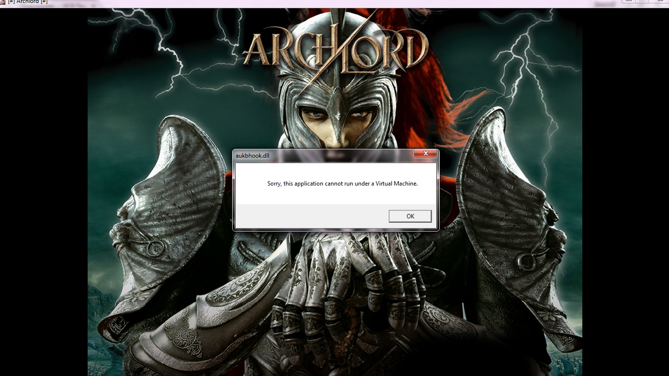 Roblox cannot run inside a virtual machine