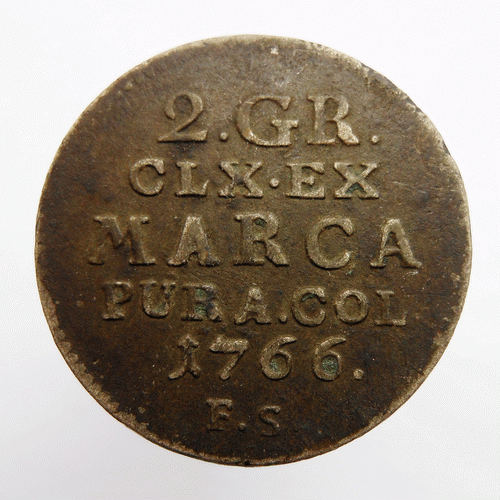 2 гроша серебром 1766 г Станислав Август Понятовский,Варшава-1.gif