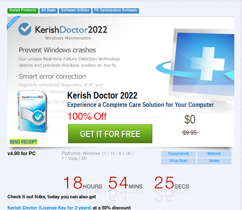 Kerish Doctor 2020 лицензионный ключ.