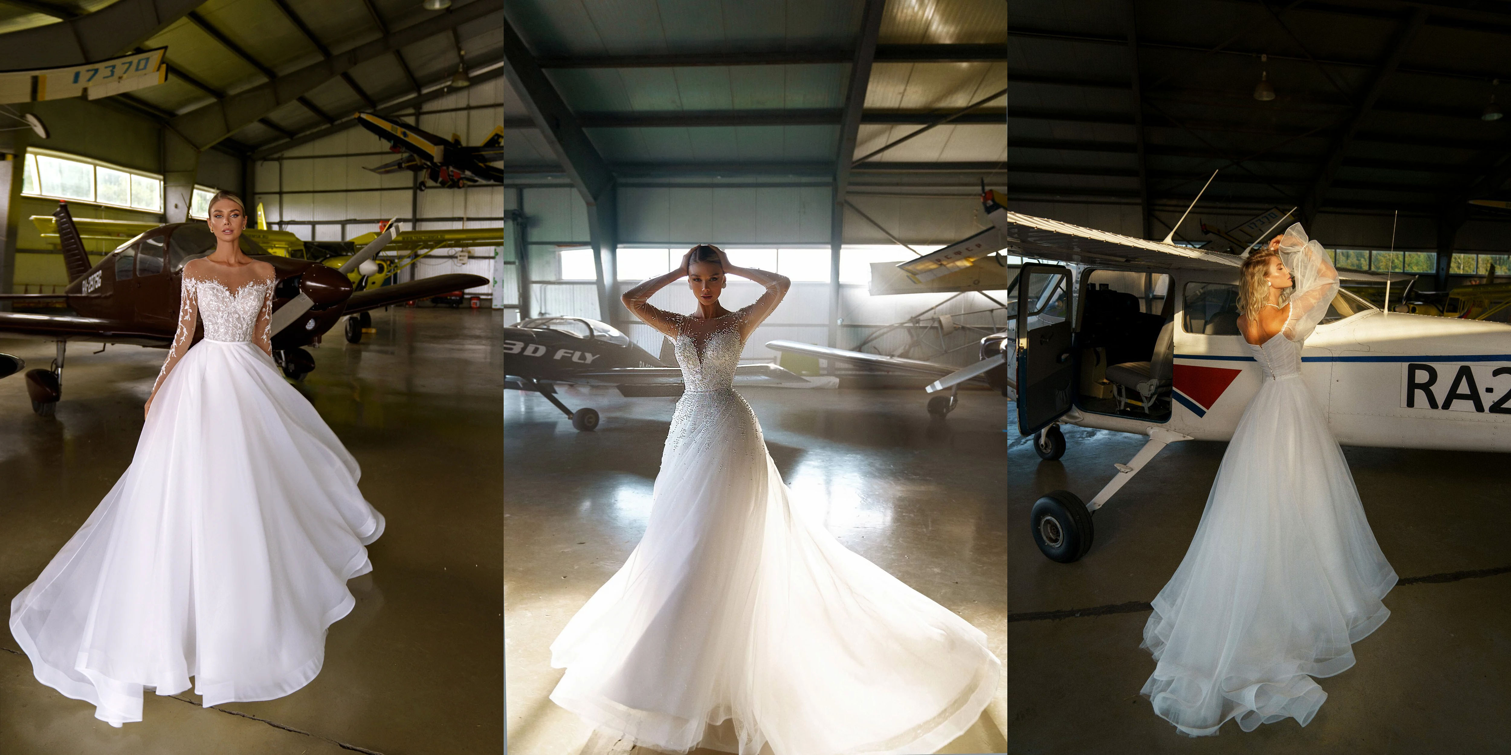 Пышное свадебное платье Начало