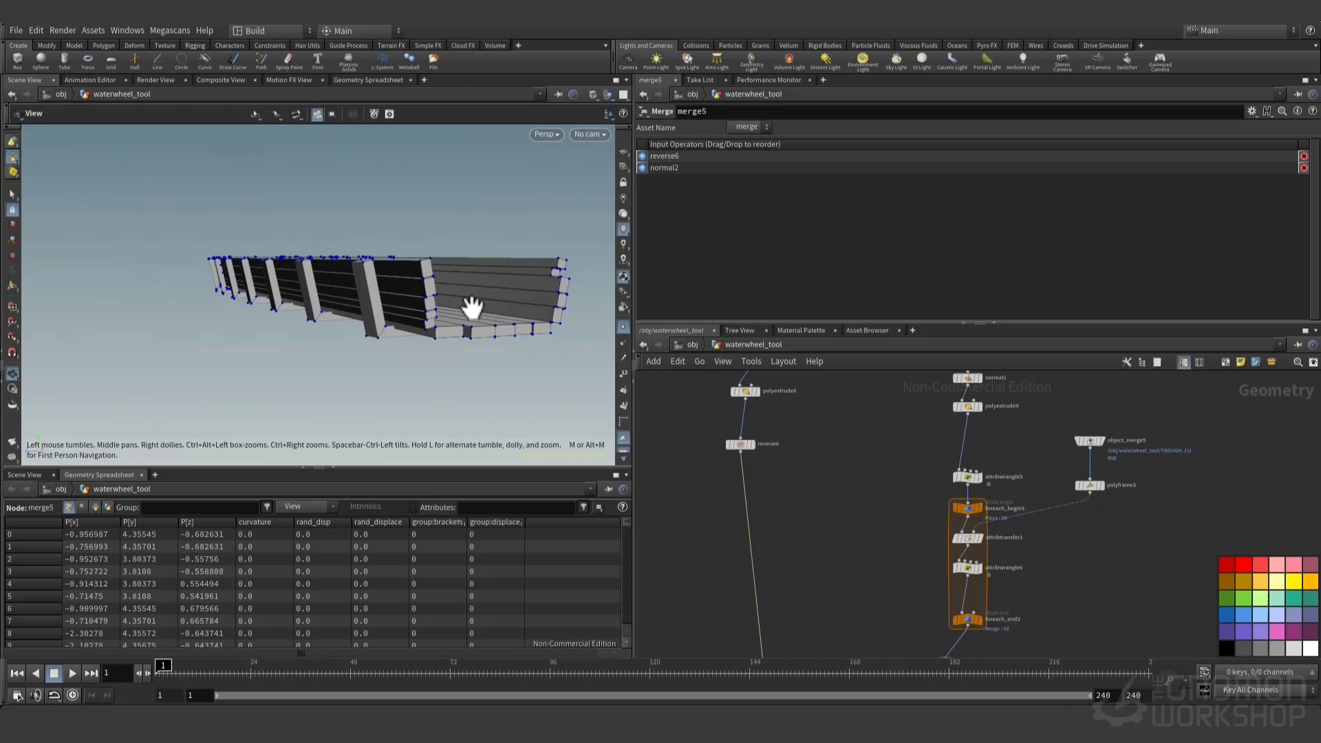 The Gnomon Workshop, David Silberbauer | Create A Procedural Waterwheel ...