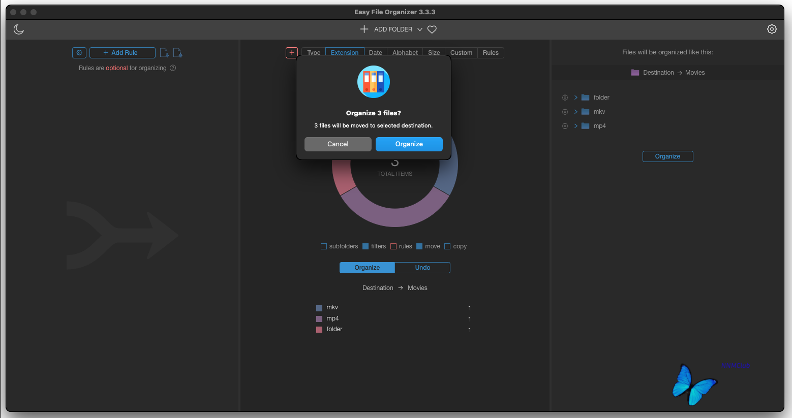 Easy File Organizer for Mac 3.3.3 [Multi]