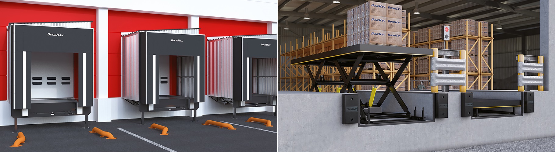 Тамбур перегрузочный и подъемные столы