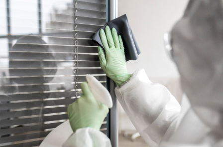 уборка после пожара