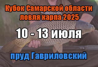 Кубок Самарской области ловля карпа 2025