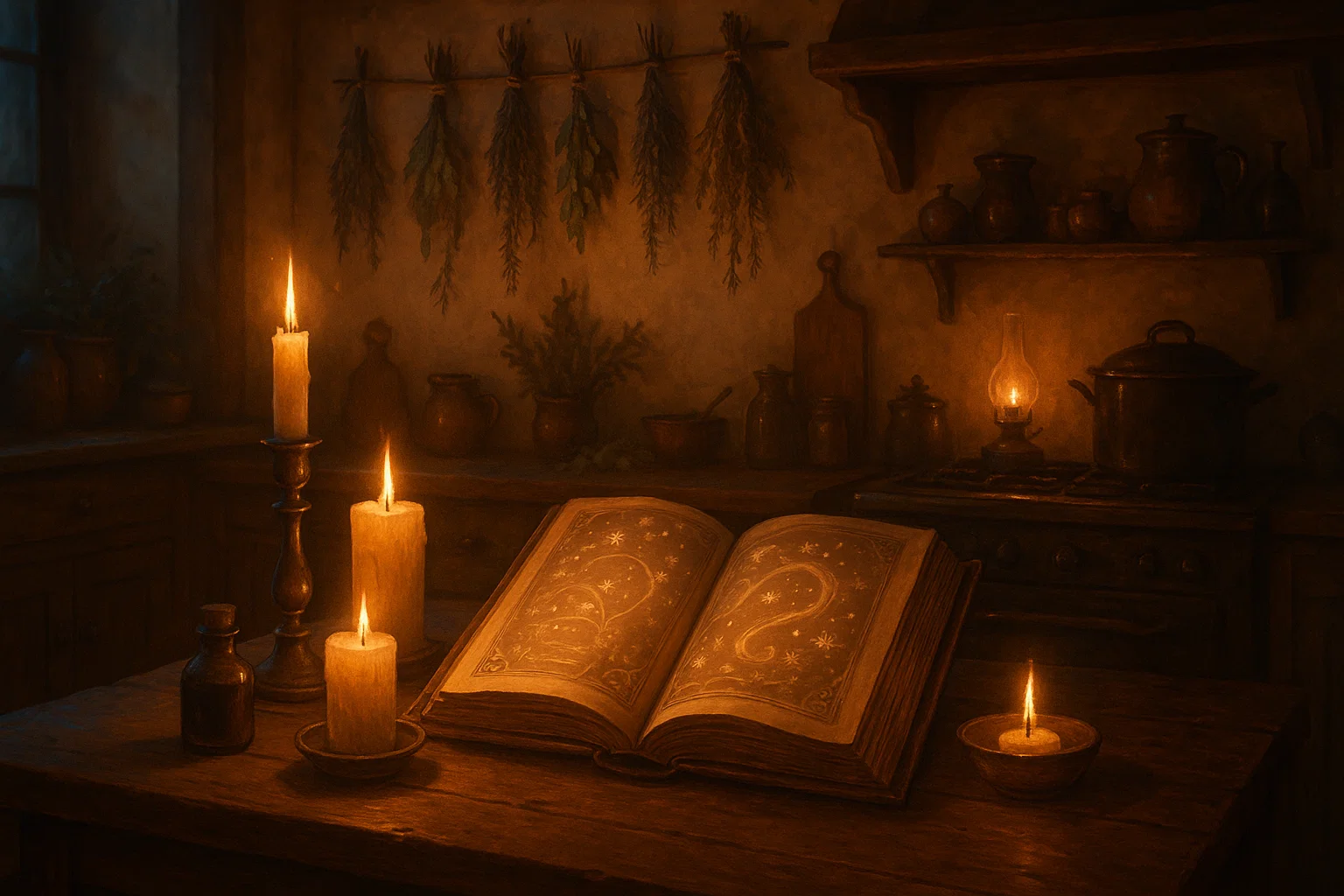 Книга и блюда - Зачарованные