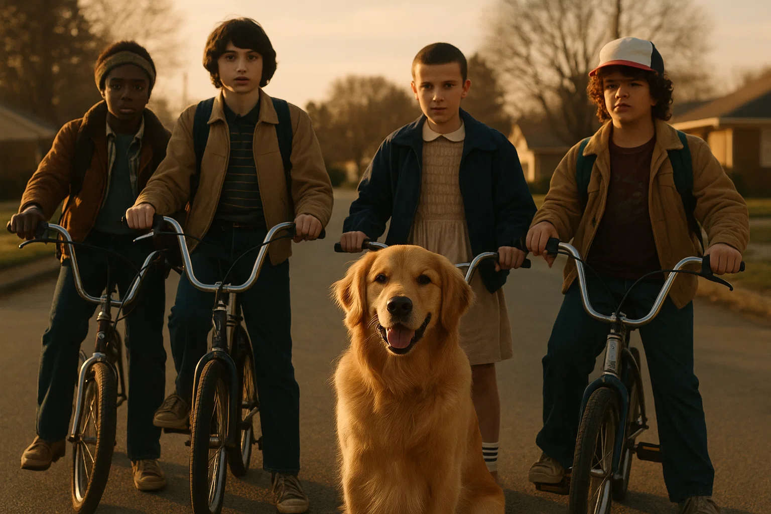 Собаки и Stranger Things