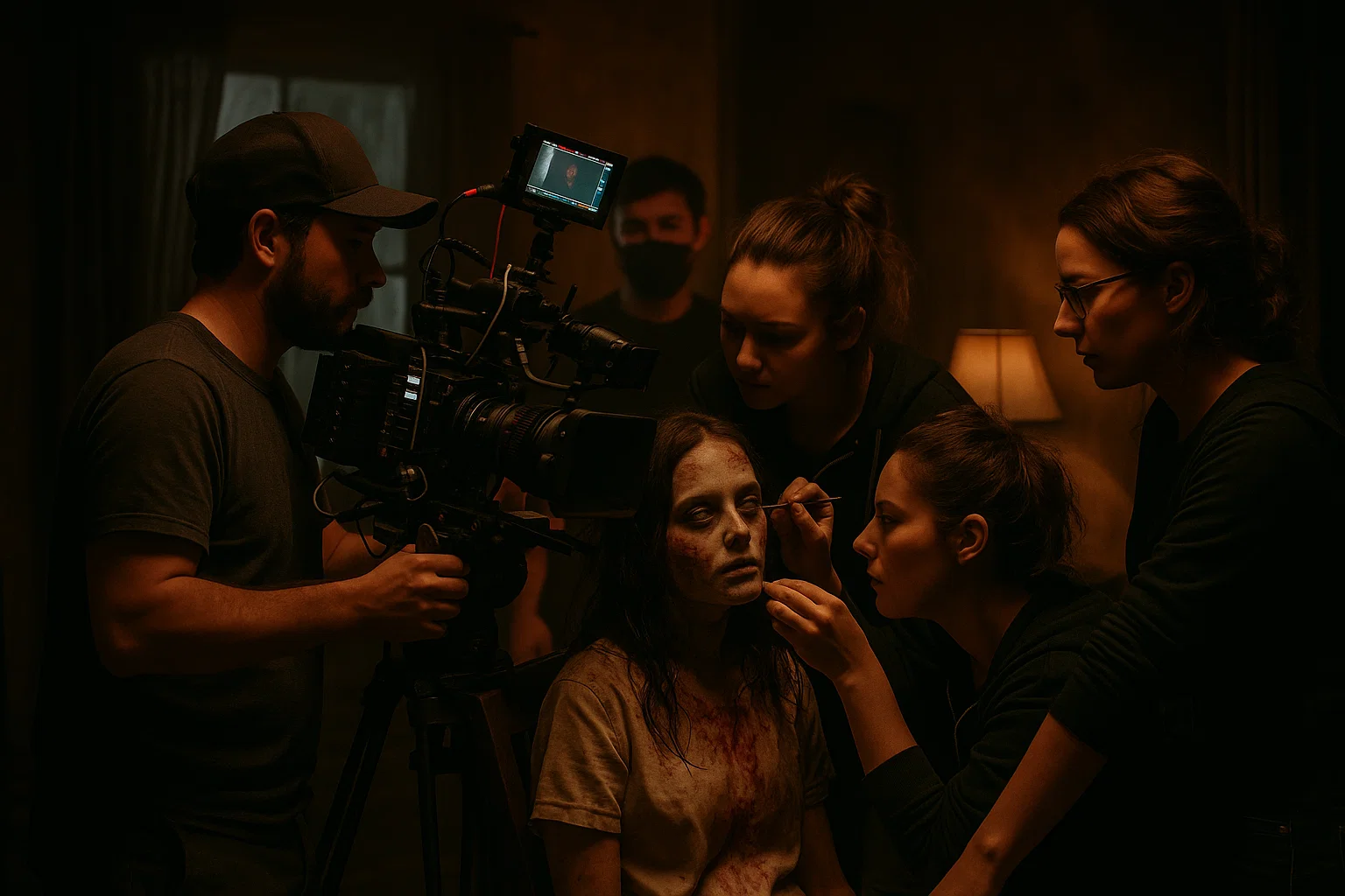 AHS съёмки - иллюстрация