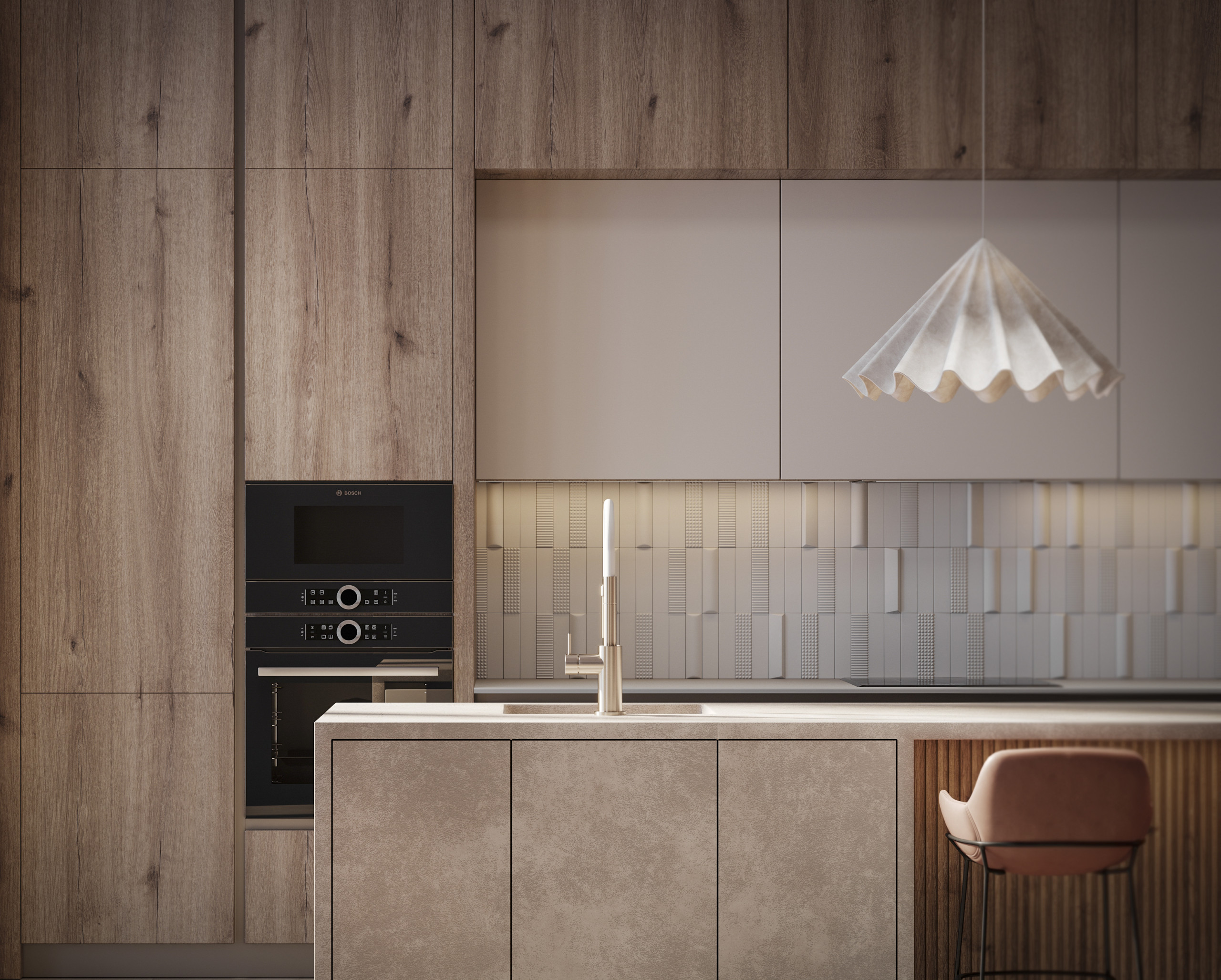 TSS плиты в интерьере кухни